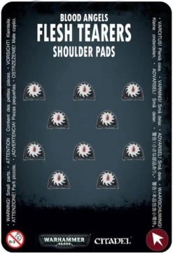 Space Marines: Blood Angels - Flesh Tearers Shoulder Pads